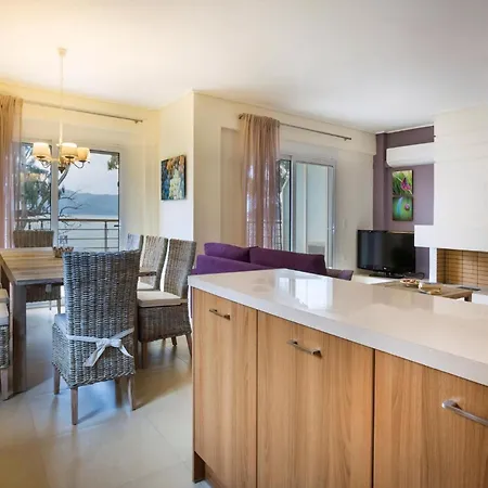 Willa Deluxe Kefalonia Lotos 3 Bedroom Sea View Karavomylos