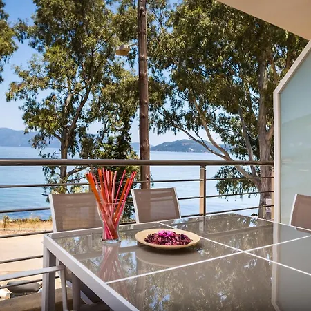 Villa Deluxe Kefalonia Lotos 3 Bedroom Sea View Karavomilos *