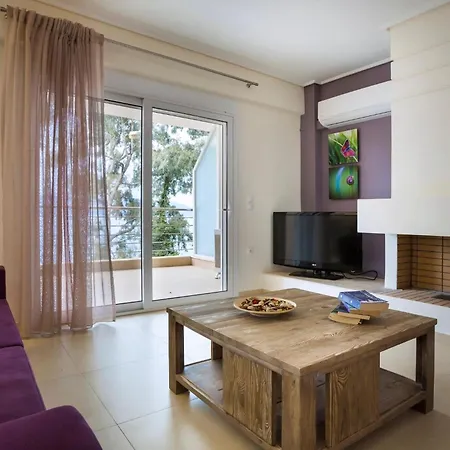 Villa Deluxe Kefalonia Lotos 3 Bedroom Sea View Karavomilos *